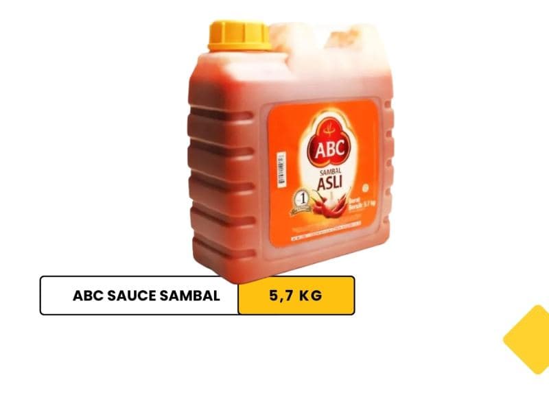 ABC sauce sambal 5,7 kg