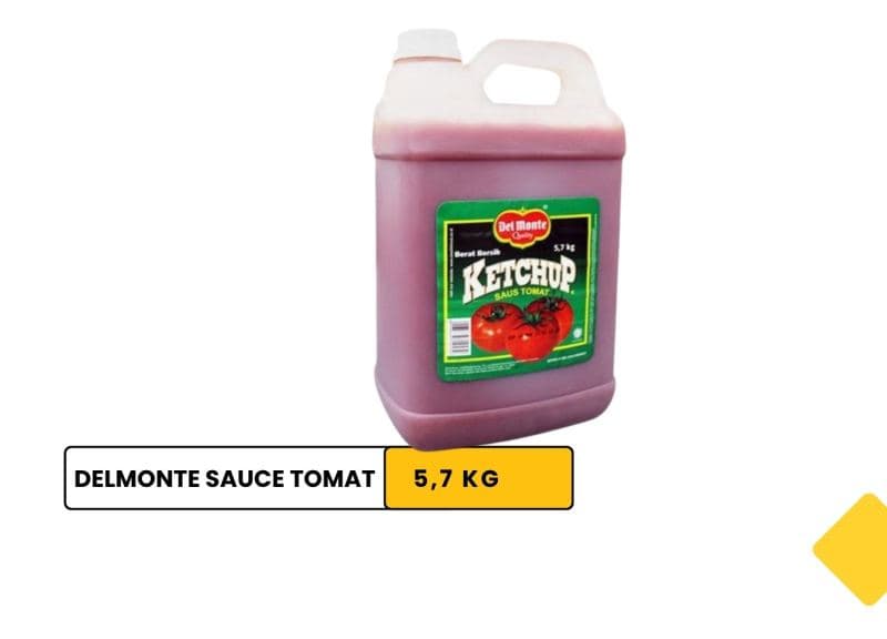 Delmonte sauce tomat (galon 5,7 Kg)