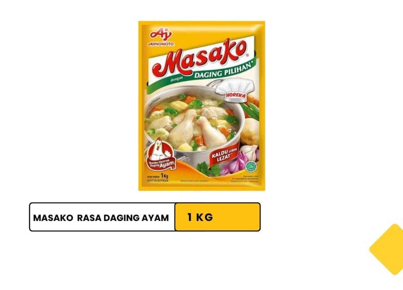 Masako  rasa daging ayam 1000 gr/ Chicken flavor 1000 gr