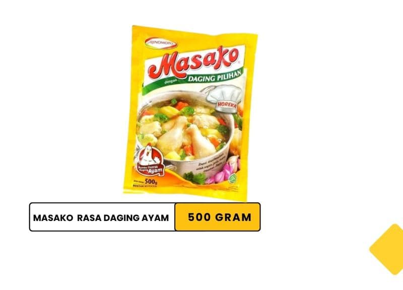 Masako rasa daging ayam 500 gr /Chicken flavor 500 gr