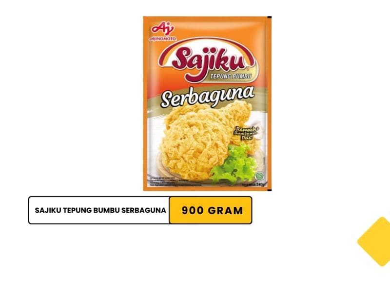 Sajiku tepung bumbu serbaguna 900 gr /Sajiku All Purpose Seasoned Flour 900 g