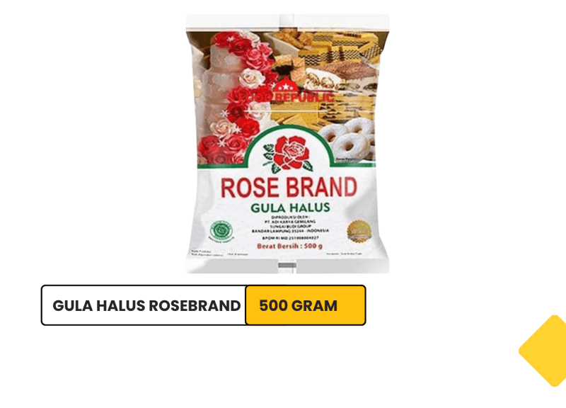 Gula Halus Rosebrand 1 kg  / Fine Sugar Rosebrand