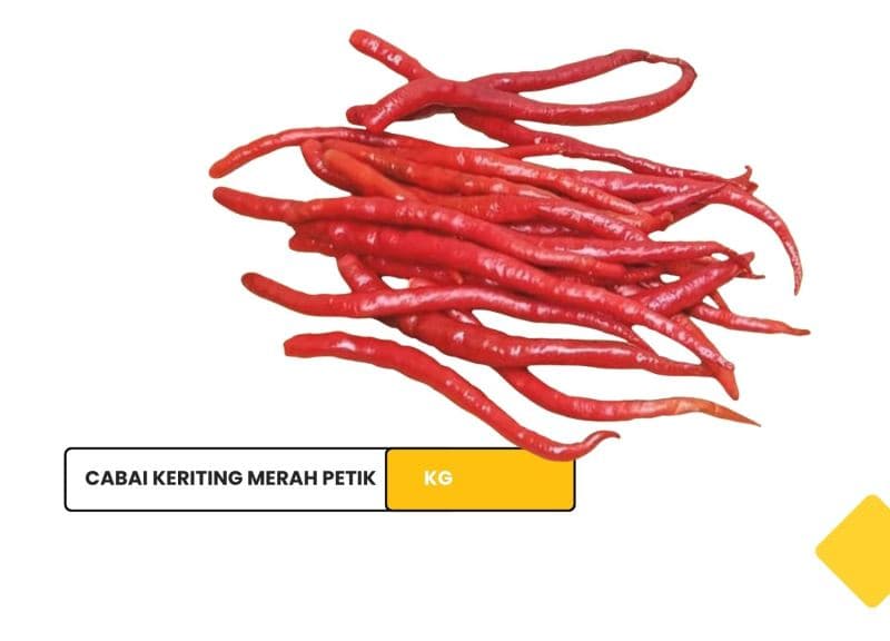 cabai keriting merah petik