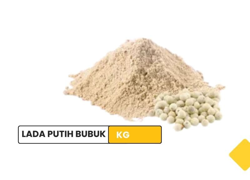 Lada Putih Bubuk / White Pepper Powder