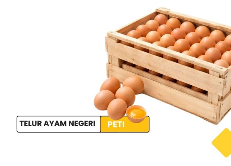 Telur ayam negeri (15 kg /peti)
