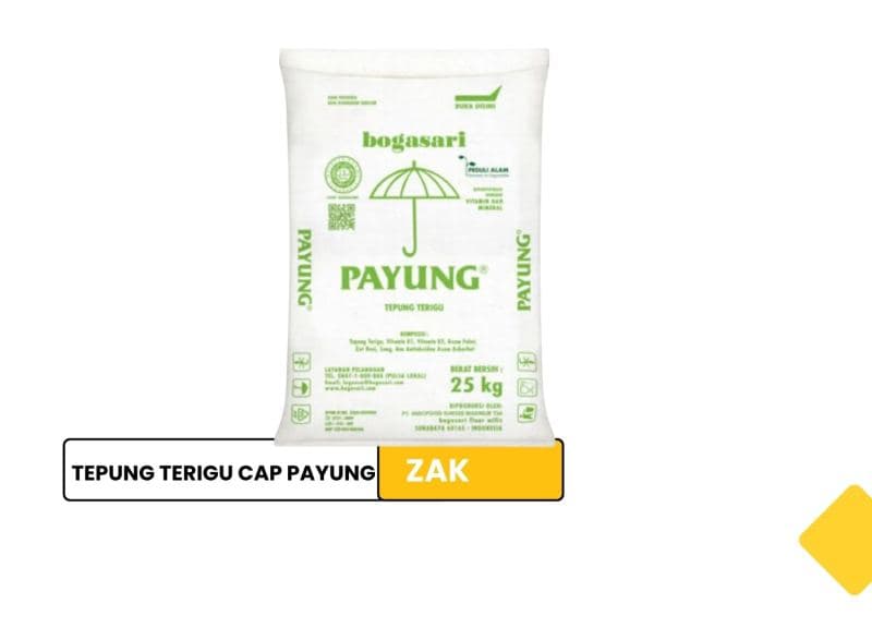 Tepung terigu cap Payung 25 Kg