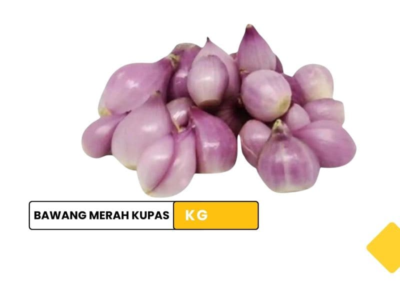 Bawang merah kupas