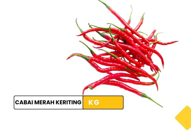 Cabai keriting merah / red curly chili pepper