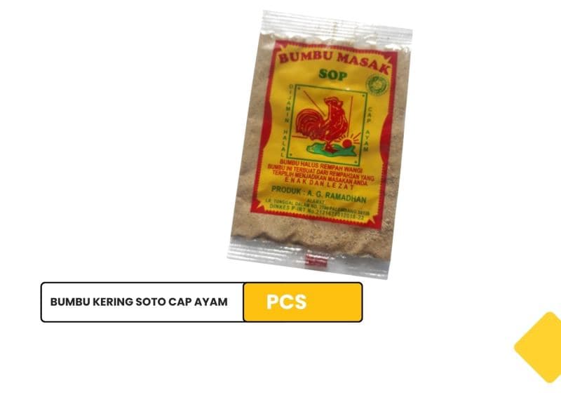 Bumbu kering soto cap ayam
